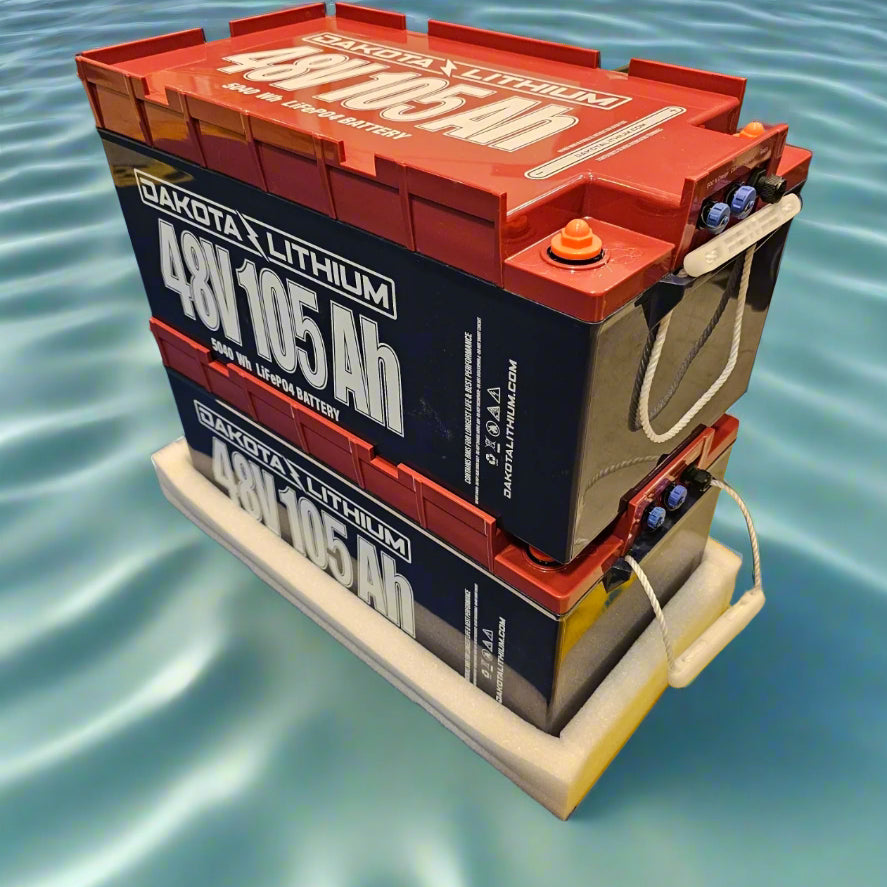 48V 105Ah lithium electric outboard motor battery