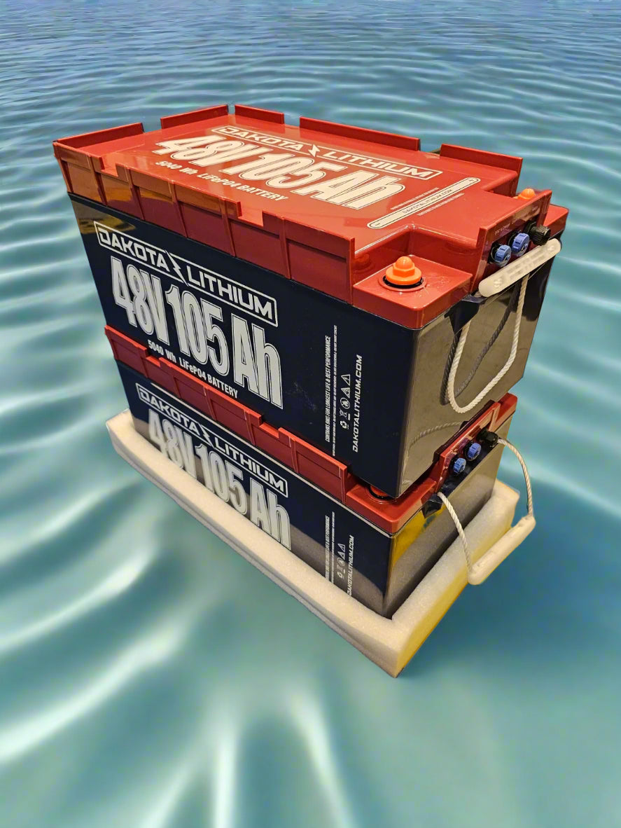 48V 105Ah lithium electric outboard motor battery
