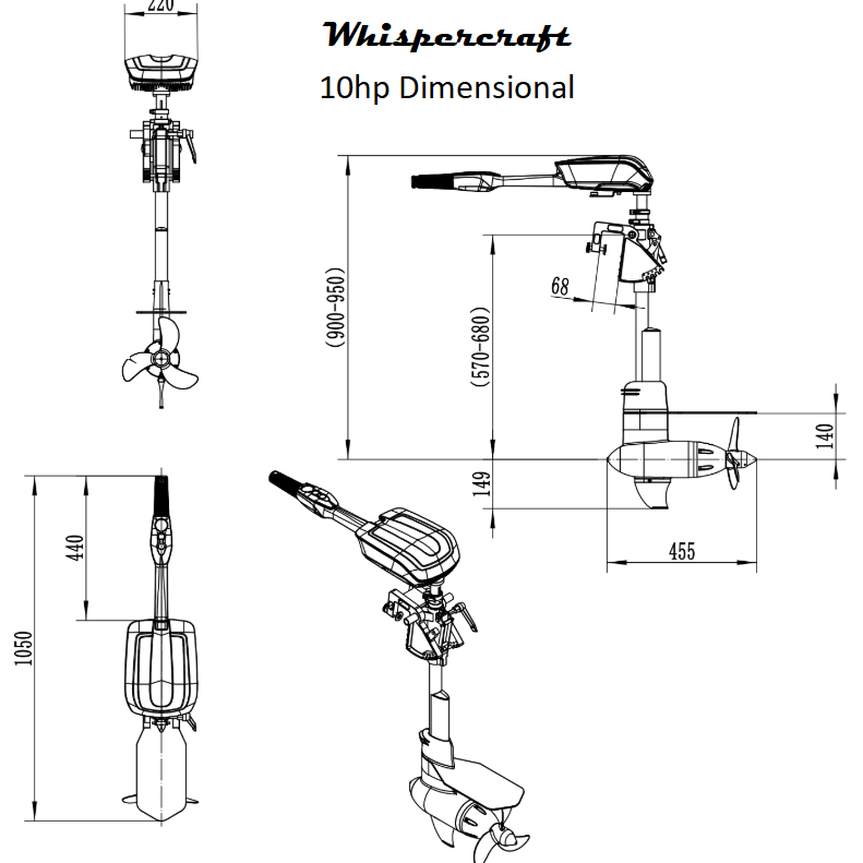 Whispercraft-electric-outboard-motor