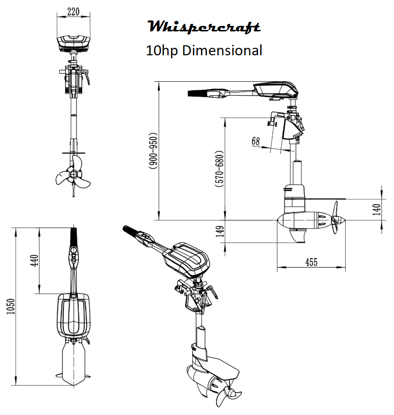 Whispercraft-electric-outboard-motor