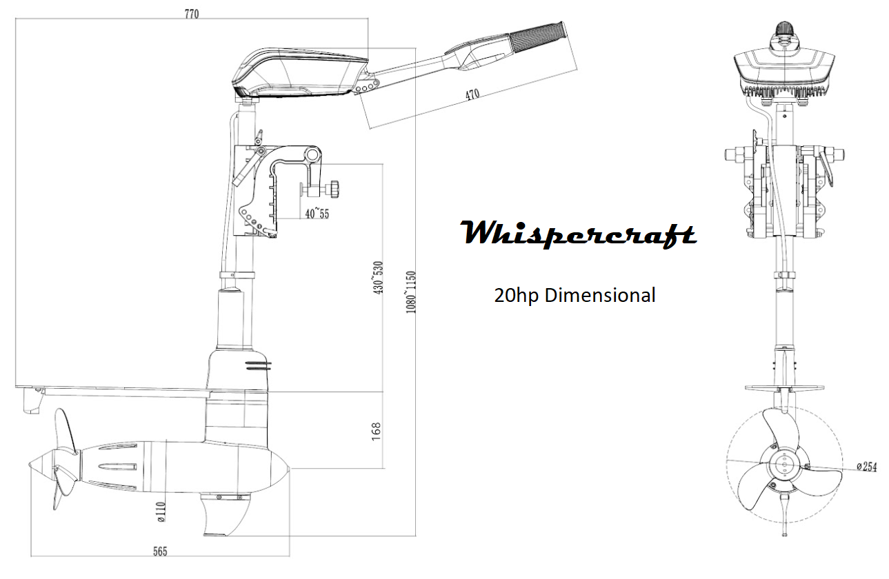 Whispercraft-electric-outboard-motor