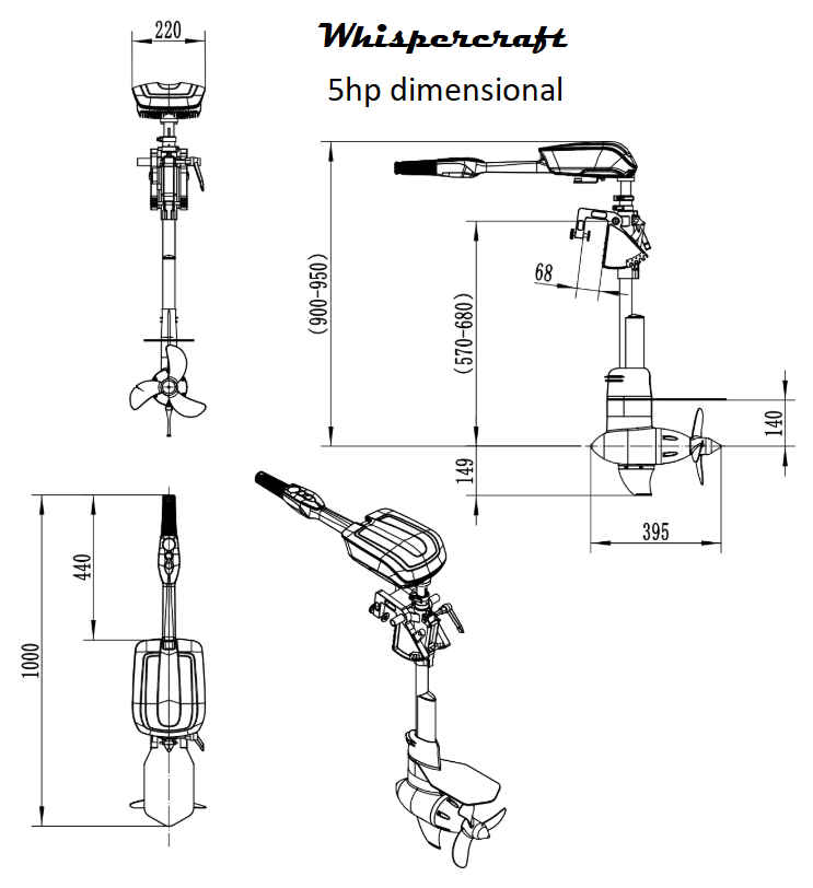 Whispercraft-electric-outboard-motor